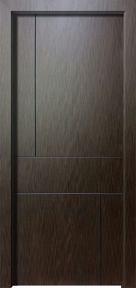 Шпон с фрезеровкой ЖК Оникс делюкс дуб шоколадный